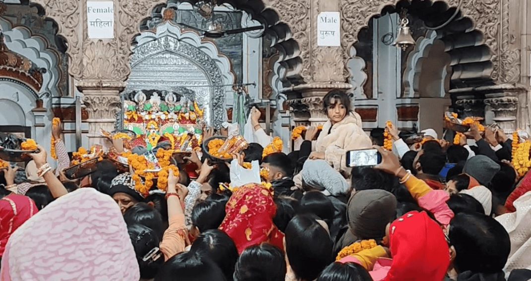नयाँ वर्षमा जानकी मन्दिरमा भिड