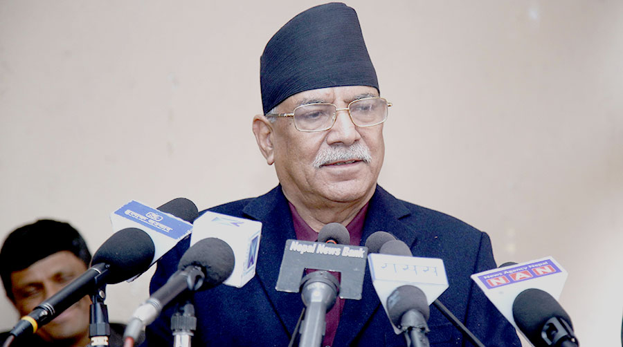 वर्तमान ओली सरकार लामो समय टिक्दैन- प्रचण्ड