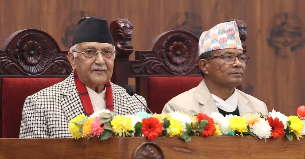 १७ महिनासम्म कसैले तोप हाने पनि सरकार नढल्ने प्रधानमन्त्री ओलीको दाबी