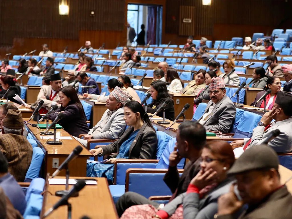 गणपूरक संख्या नपुग्दा संसद् बैठक स्थगित