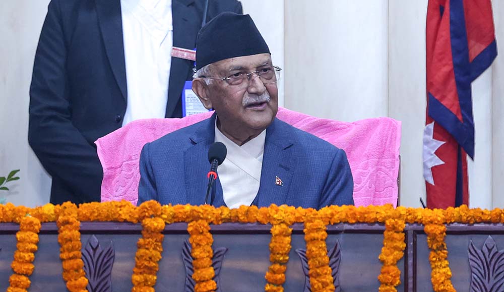 यो संविधान जननिर्वाचित संविधानसभाले बनाएको हो- प्रधानमन्त्री ओली