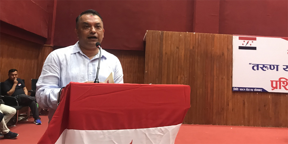 शिक्षकको माग तुरुन्त सम्बोधन गरिनुपर्छ- काँग्रेस महामन्त्री थापा
