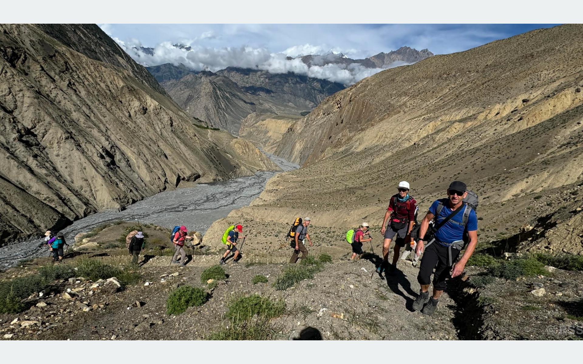 मुस्ताङमा खानेपानीका मुहान सुक्दै, कृषि र पशुपालनमा असर